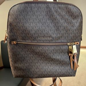 Michael Kors Rhea Slim Signature Backpack